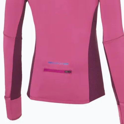 Women's running sweatshirt Mizuno Warmalite HZ magenta haze