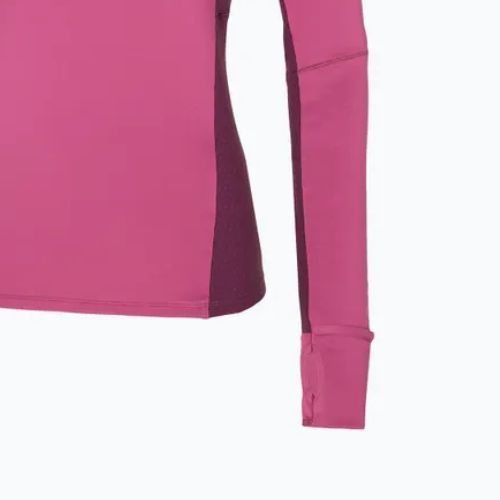 Women's running sweatshirt Mizuno Warmalite HZ magenta haze