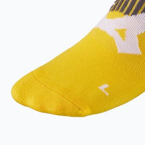 Mizuno DryLite Race Mid racing yellow socks