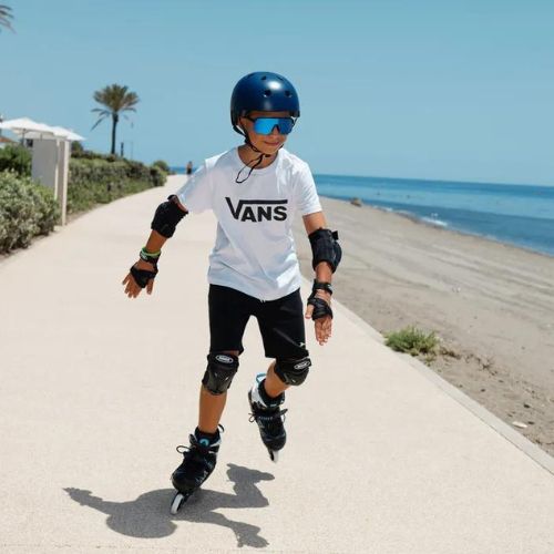 ATTABO 2-in-1 Kylo blue children's inline skates