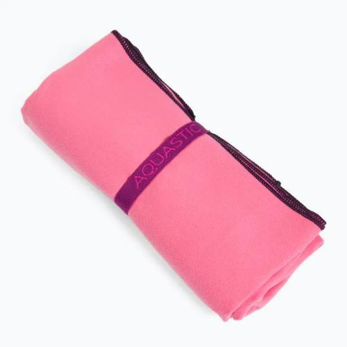 AQUASTIC Havlu L pink quick-dry towel