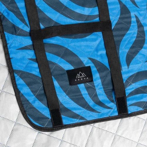 KADVA Rulo Picnic Blanket 170x140 cm Blue