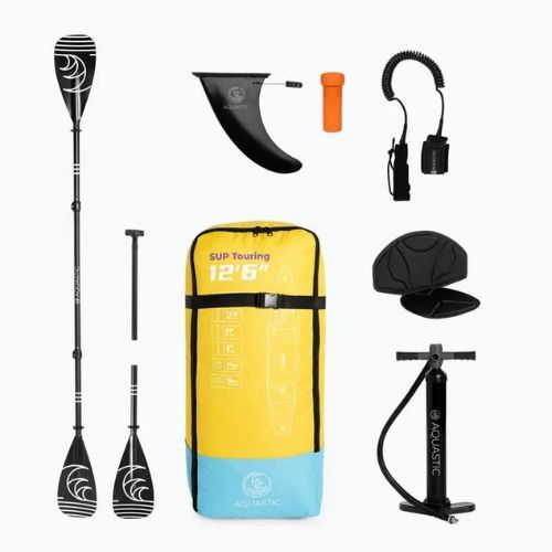 Board SUP AQUASTIC Touring 12'6" yellow