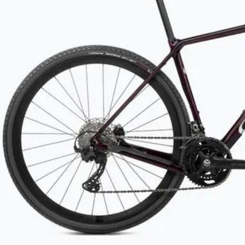 Gravel bike Orbea Terra M30 Team 2024 wine red carbon view