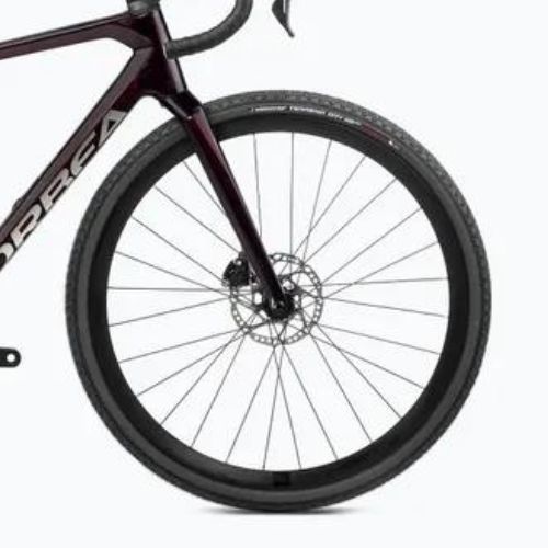 Gravel bike Orbea Terra M30 Team 2024 wine red carbon view