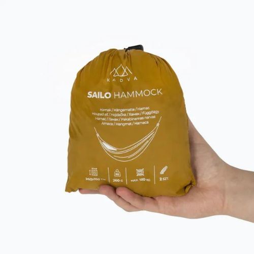 KADVA Sailo Hammock ultralight yellow travel hammock
