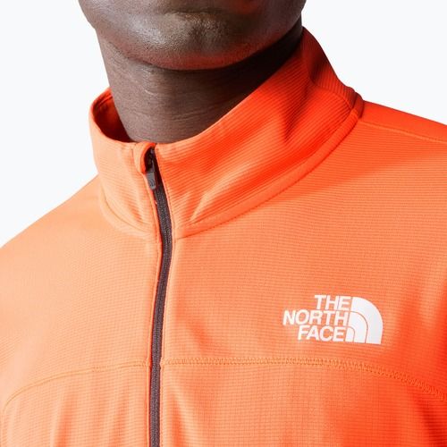 Men's running sweatshirt The North Face Sunriser 1/4 Zip vivid flame