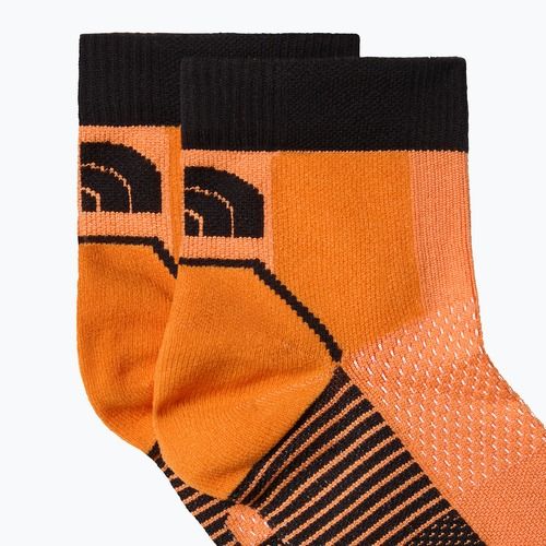 The North Face Trail Run Quarter running socks vivid flame/black