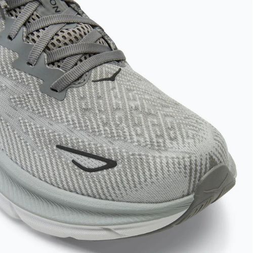 HOKA men's running shoes Clifton 9 harbor mist/lunar rock