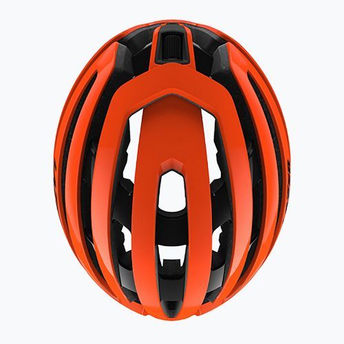Lazer Z1 KinetiCore flash orange bicycle helmet