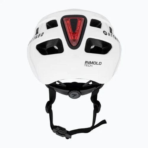 ATTABO Bonkers bike helmet with LED light white