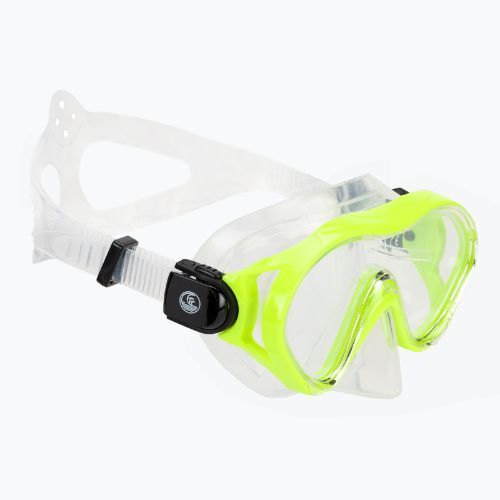 Children's snorkelling set AQUASTIC Minke mask + snorkel green