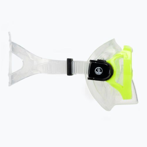 Children's snorkelling set AQUASTIC Minke mask + snorkel green