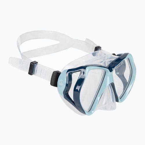 AQUASTIC Shoal snorkelling set mask + snorkel blue