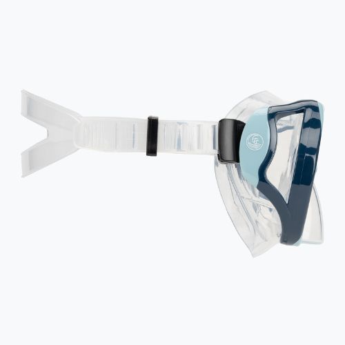 AQUASTIC Shoal snorkelling set mask + snorkel blue