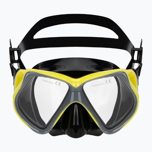AQUASTIC Shoal snorkelling set mask + snorkel grey