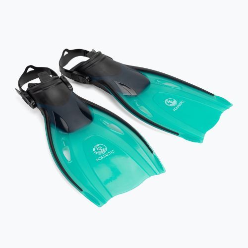 AQUASTIC Jetty snorkelling set mask + snorkel + fins blue