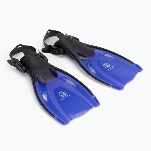 AQUASTIC Shelly children's snorkelling set mask + snorkel + fins blue