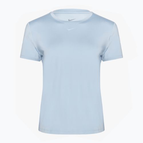 Women's Nike One Classic Dri-Fit light armory blue/black running shirt