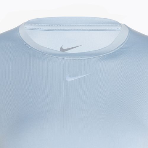 Women's Nike One Classic Dri-Fit light armory blue/black running shirt