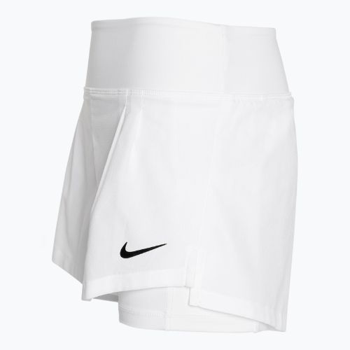 Nike Court Dri-Fit Advantage women's tennis shorts white/white/black