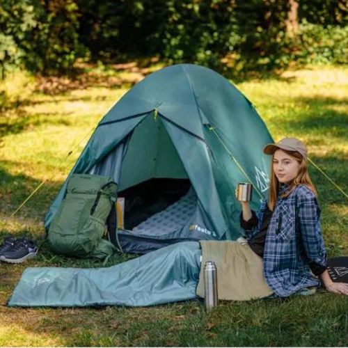 KADVA Karvilo green sleeping bag