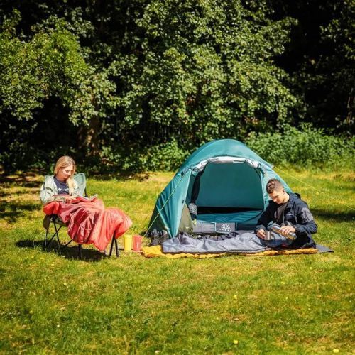 Sleeping bag KADVA Dorma L left red