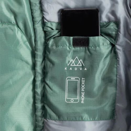 KADVA Mumio L sleeping bag left green