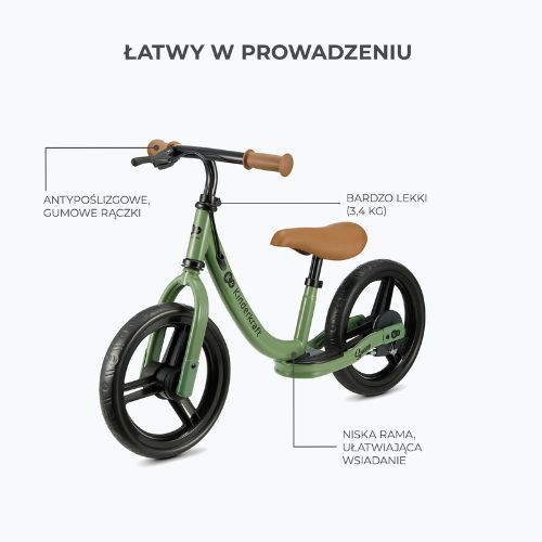 Kinderkraft cross-country bicycle Space green