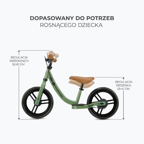 Kinderkraft cross-country bicycle Space green