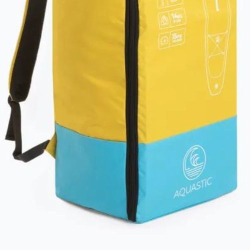 SUP AQUASTIC Touring 12'6" board backpack yellow
