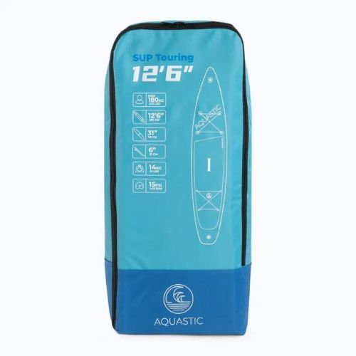 SUP AQUASTIC Touring 12'6" board backpack blue