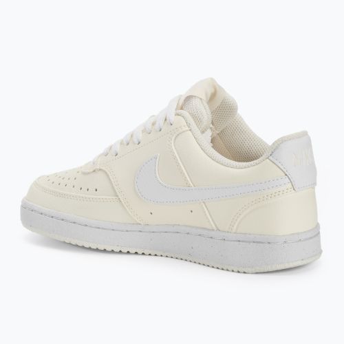 Nike Court Vision Low Next Nature women's shoes white / black / pale ivory