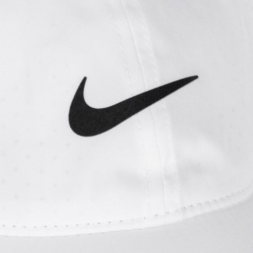 Nike Dri-Fit Club Cap Unstructured Featherlight white/black