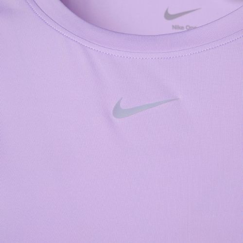 Women's training tank top Nike One Classic Dri-Fit lilac bloom/black