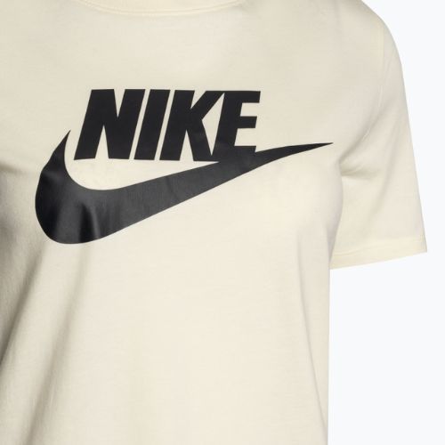Women's Nike Sportswear Club Essentials Logo coconut milk/black T-shirt