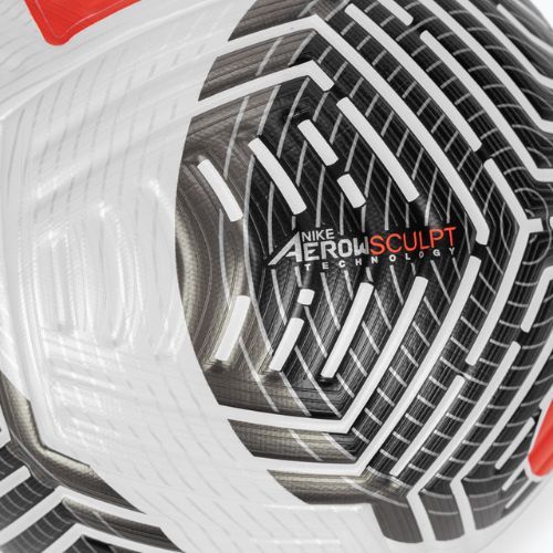 Nike Flight white/black/bright crimson football size 5