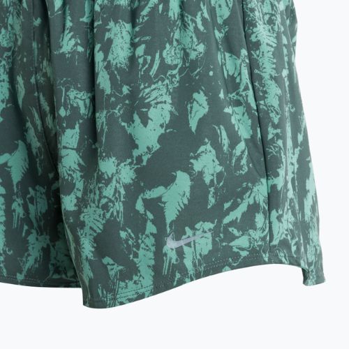 Women's Nike One Dri-Fit High-Waisted 3" Brief-Lined shorts vintage green / bicoastal / black