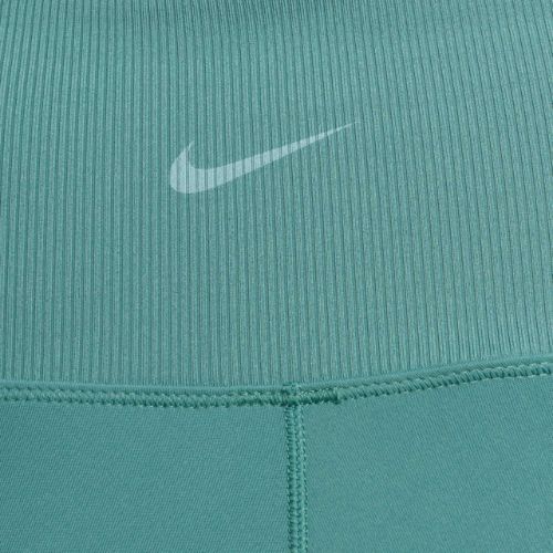 Women's Nike One Rib High-Waisted 5" Biker shorts bicoastal/white