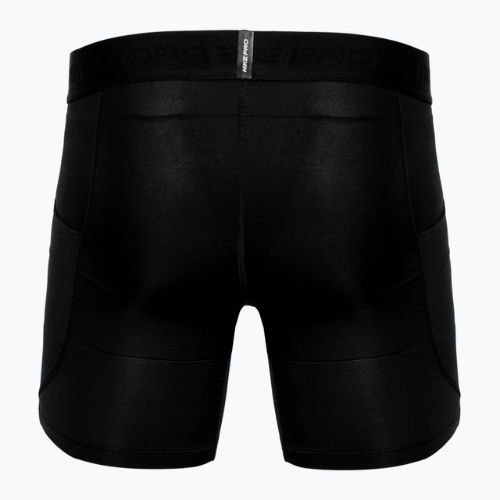 Men's Nike Pro Dri-Fit Fitness training shorts black/white