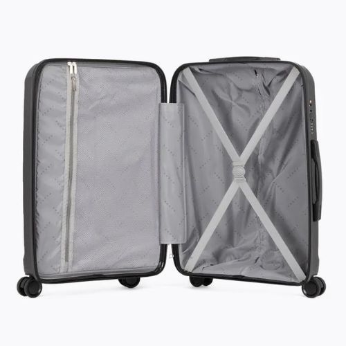 Medium travel suitcase KADVA Cayes 75 l black