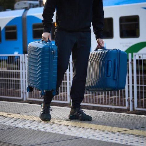 KADVA Sancho 38L Cabin Travel Suitcase Blue