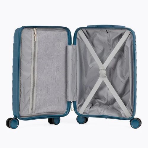 KADVA Sancho 38L Cabin Travel Suitcase Blue