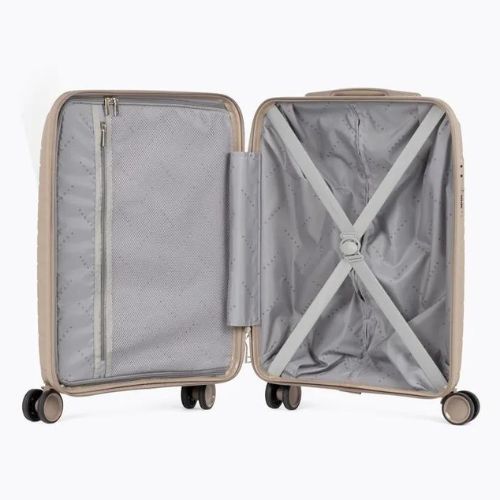 KADVA Brava 40L Beige Cabin Travel Suitcase