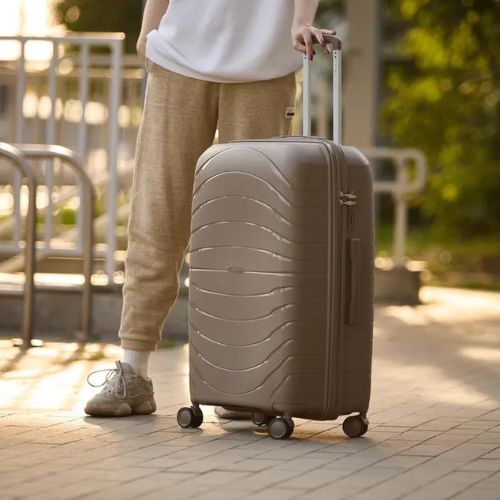 Large KADVA Brava 115 l Travel Suitcase in Beige