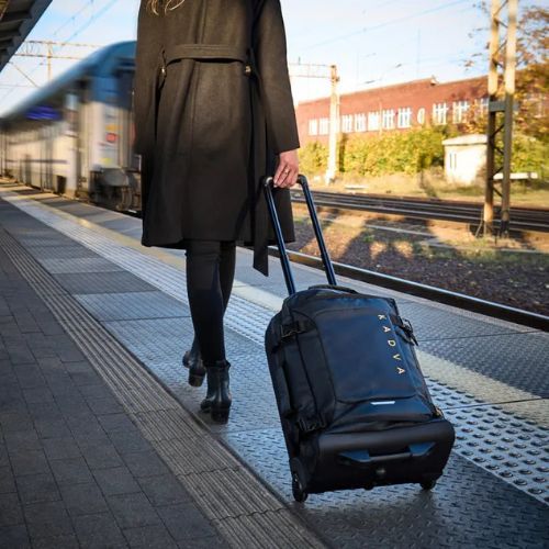 KADVA Lazio 44 l black cabin travel suitcase