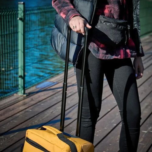 KADVA Lazio 44 l yellow cabin travel suitcase