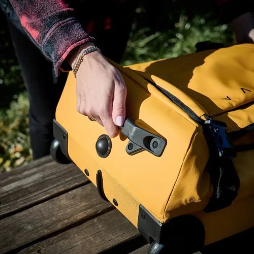 KADVA Lazio 44 l yellow cabin travel suitcase