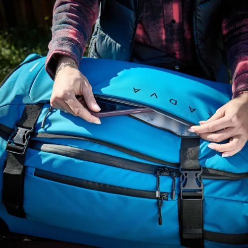 Medium travel suitcase KADVA Lazio 74 l blue