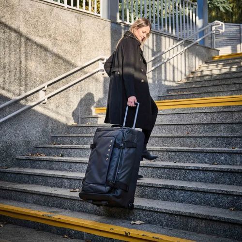 Large travel suitcase KADVA Lazio 102 l black